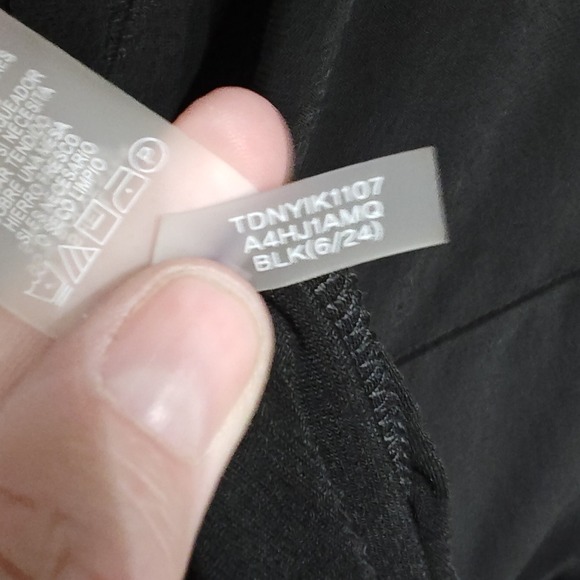 Tommy Hilfiger Dress‎ Elbow Sleeve Twist Waist  Black New 2 - Picture 10 of 15